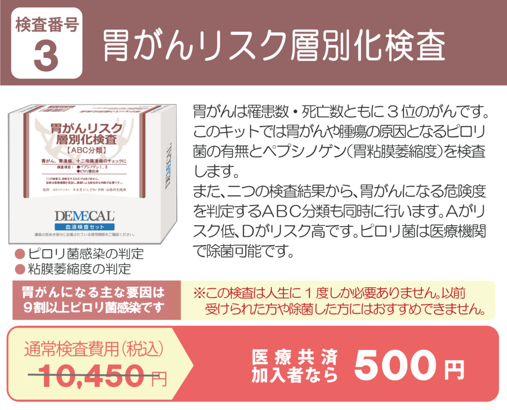 胃がんリスク層別化検査